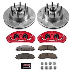 PowerStop Z36 Truck and Tow Brake Upgrade Kits with Calipers for 2012-2022 F-250 SUPER DUTY, 2013-2022 F-350 SUPER DUTY - KC6821-36