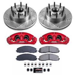PowerStop Z23 Evolution Sport Brake Upgrade Kits with Calipers for 2012-2022 F-250 SUPER DUTY, 2013-2022 F-350 SUPER DUTY - KC6821