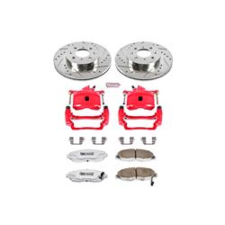 PowerStop Z26 Street Warrior Brake Upgrade Kits with Calipers for 1996-2005 CIVIC, 2010-2014 INSIGHT - KC690-26