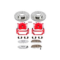 PowerStop Z26 Street Warrior Brake Upgrade Kits with Calipers for 2001-2005 CIVIC - KC690A-26