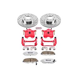 PowerStop Z26 Street Warrior Brake Upgrade Kits with Calipers for 1993-1995 CIVIC, 1994-2001 INTEGRA - KC692-26