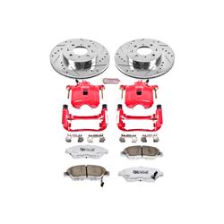 PowerStop Z26 Street Warrior Brake Upgrade Kits with Calipers for 2007-2008 FIT - KC694-26
