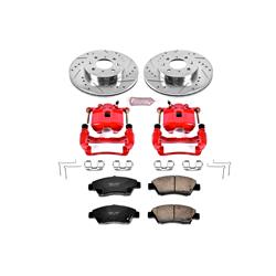 PowerStop Z23 Evolution Sport Brake Upgrade Kits with Calipers for 2003-2005 CIVIC - KC696