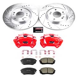 PowerStop Z23 Evolution Sport Brake Upgrade Kits with Calipers for 2015 SONATA - KC6982