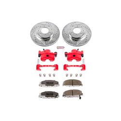 PowerStop Z26 Street Warrior Brake Upgrade Kits with Calipers for 1990-2000 CIVIC, 1993-1997 CIVIC DEL SOL, 1990-1991 CRX - KC699-26