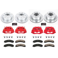 PowerStop Z23 Evolution Sport Brake Upgrade Kits with Calipers for 2015-2019 SIERRA 2500 HD, SILVERADO 2500 HD, 2016-2019 SUBURBAN 3500 HD - KC6992