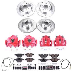 PowerStop Z23 Evolution Sport Brake Upgrade Kits with Calipers for 2013-2015 X1 - KC7024