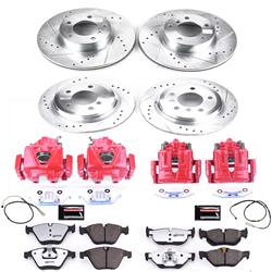 PowerStop Z26 Street Warrior Brake Upgrade Kits with Calipers for 2013-2015 X1 - KC7025-26