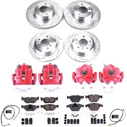 PowerStop Z23 Evolution Sport Brake Upgrade Kits with Calipers for 2013-2015 X1 - KC7025