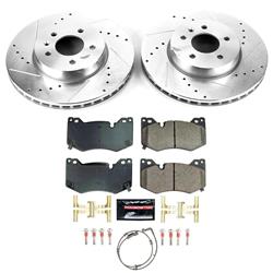 PowerStop Z26 Street Warrior Brake Upgrade Kits with Calipers for 2019 ROGUE - KC7033-26