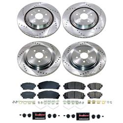 PowerStop Z23 Evolution Sport Brake Upgrade Kits with Calipers for 2019 ROGUE - KC7033
