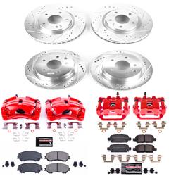 PowerStop Z23 Evolution Sport Brake Upgrade Kits with Calipers for 2014-2020 ROGUE, 2017-2022 ROGUE SPORT - KC7035A