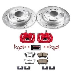 PowerStop Z26 Street Warrior Brake Upgrade Kits with Calipers for 1996-1999 OASIS, 1995-1998 ODYSSEY, 1996-1998 RL - KC709-26