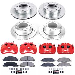 PowerStop Z23 Evolution Sport Brake Upgrade Kits with Calipers for 2013-2018 3500 - KC7141