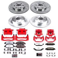 PowerStop Z36 Truck and Tow Brake Upgrade Kits with Calipers for 2015-2020 TAHOE - KC7225-36