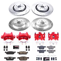 PowerStop Z23 Evolution Sport Brake Upgrade Kits with Calipers for 2016-2018 MKX - KC7231