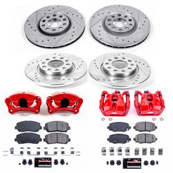 PowerStop Z23 Evolution Sport Brake Upgrade Kits with Calipers for 2015-2017 200 - KC7288