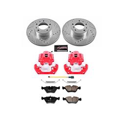 PowerStop Z23 Evolution Sport Brake Upgrade Kits with Calipers for 1987-1989 735I, 1988-1989 735IL - KC7331
