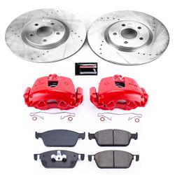PowerStop Z23 Evolution Sport Brake Upgrade Kits with Calipers for 2017-2019 ESCAPE, MKC - KC7338