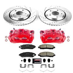 PowerStop Z23 Evolution Sport Brake Upgrade Kits with Calipers for 2017-2019 MDX, 2016-2021 PILOT, 2017-2020 RIDGELINE - KC7352