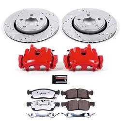 PowerStop Z36 Truck and Tow Brake Upgrade Kits with Calipers for 2017-2019 GRAND CHEROKEE - KC7412-36