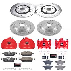 PowerStop Z23 Evolution Sport Brake Upgrade Kits with Calipers for 2015-2016 MKC - KC7418