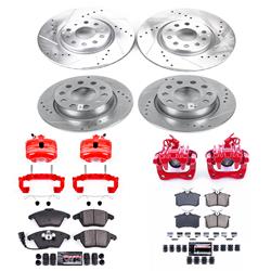 PowerStop Z23 Evolution Sport Brake Upgrade Kits with Calipers for 2013 JETTA - KC7530
