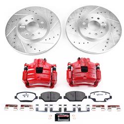 PowerStop Z26 Street Warrior Brake Upgrade Kits with Calipers for 2018-2020 REGAL TOURX - KC7661B-26