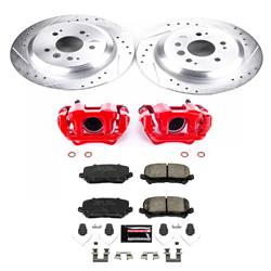PowerStop Z23 Evolution Sport Brake Upgrade Kits with Calipers for 2016-2021 PILOT, 2017-2020 RIDGELINE - KC7727