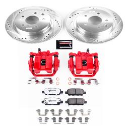 PowerStop Z26 Street Warrior Brake Upgrade Kits with Calipers for 2008-2013 ROGUE, 2014-2015 ROGUE SELECT - KC7881-26