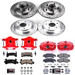 PowerStop Z23 Evolution Sport Brake Upgrade Kits with Calipers for 1998-2003 S10, 2000-2003 SONOMA - KC7913