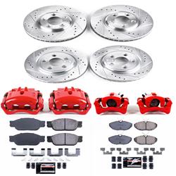 PowerStop Z23 Evolution Sport Brake Upgrade Kits with Calipers for 2000-2002 LS, 2002-2005 THUNDERBIRD - KC7937