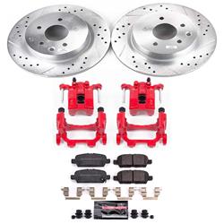 PowerStop Z23 Evolution Sport Brake Upgrade Kits with Calipers for 2010-2019 370Z, 2015 Q40, 2023-2024 Z - KC8062