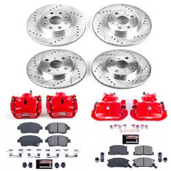 PowerStop Z23 Evolution Sport Brake Upgrade Kits with Calipers for 2000-2002 MR2 SPYDER - KC822