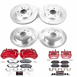 PowerStop Z23 Evolution Sport Brake Upgrade Kits with Calipers for 2011-2014 LEAF - KC8272