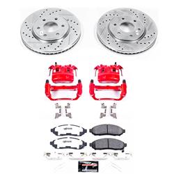 PowerStop Z36 Truck and Tow Brake Upgrade Kits with Calipers for 2016-2019 FRONTIER - KC8324-36
