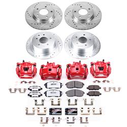 PowerStop Z26 Street Warrior Brake Upgrade Kits with Calipers for 2019 SENTRA - KC8359-26