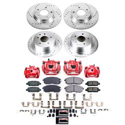 PowerStop Z23 Evolution Sport Brake Upgrade Kits with Calipers for 2019 SENTRA - KC8359