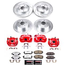 PowerStop Z26 Street Warrior Brake Upgrade Kits with Calipers for 2019 SENTRA - KC8360-26