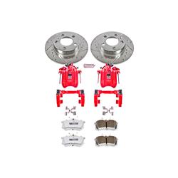 PowerStop Z26 Street Warrior Brake Upgrade Kits with Calipers for 2001-2005 JETTA - KC847-26