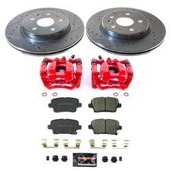 PowerStop Z23 Evolution Sport Brake Upgrade Kits with Calipers for 2019-2020 XT4 - KC8487