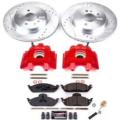 PowerStop Z23 Evolution Sport Brake Upgrade Kits with Calipers for 1998-2003 ML320, 2003-2005 ML350, 1999 ML430 - KC864