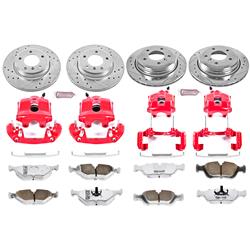 PowerStop Z26 Street Warrior Brake Upgrade Kits with Calipers for 2001-2005 325XI - KC874-26