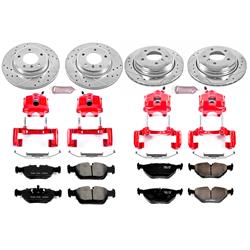 PowerStop Z23 Evolution Sport Brake Upgrade Kits with Calipers for 2001-2005 325XI - KC874