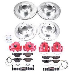 PowerStop Z23 Evolution Sport Brake Upgrade Kits with Calipers for 2011-2013 328I - KC8842A