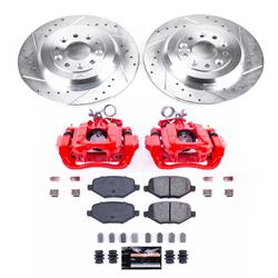 PowerStop Z23 Evolution Sport Brake Upgrade Kits with Calipers for 2013-2014 EDGE, 2013-2015 MKX - KC8846
