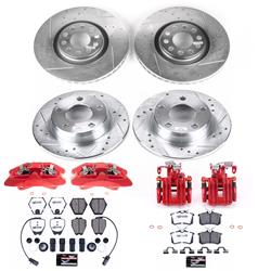 PowerStop Z26 Street Warrior Brake Upgrade Kits with Calipers for 2001-2005 ALLROAD QUATTRO - KC889-26