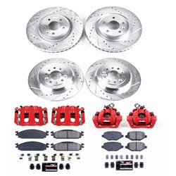 PowerStop Z23 Evolution Sport Brake Upgrade Kits with Calipers for 2010 MKT - KC8970