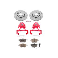 PowerStop Z26 Street Warrior Brake Upgrade Kits with Calipers for 1999-2010 BEETLE, 1999-2006 GOLF, 1999-2005 JETTA - KC898-26