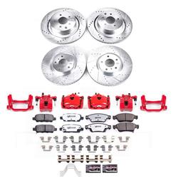 PowerStop Z26 Street Warrior Brake Upgrade Kits with Calipers for 2014-2015 Q60 - KC9063-26